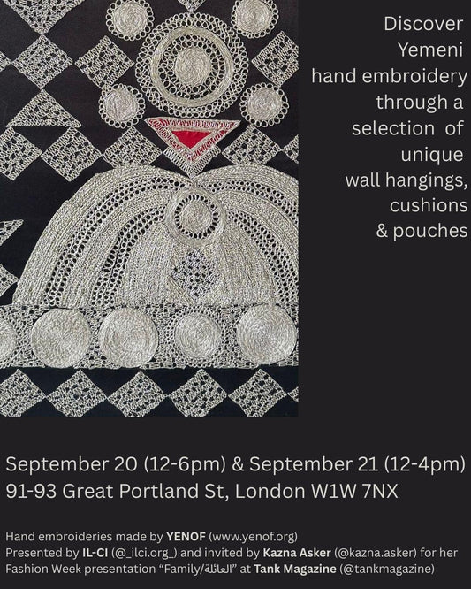 Discover Yemeni Hand Embroidery: Heritage, Craft, and Contemporary Dialogue