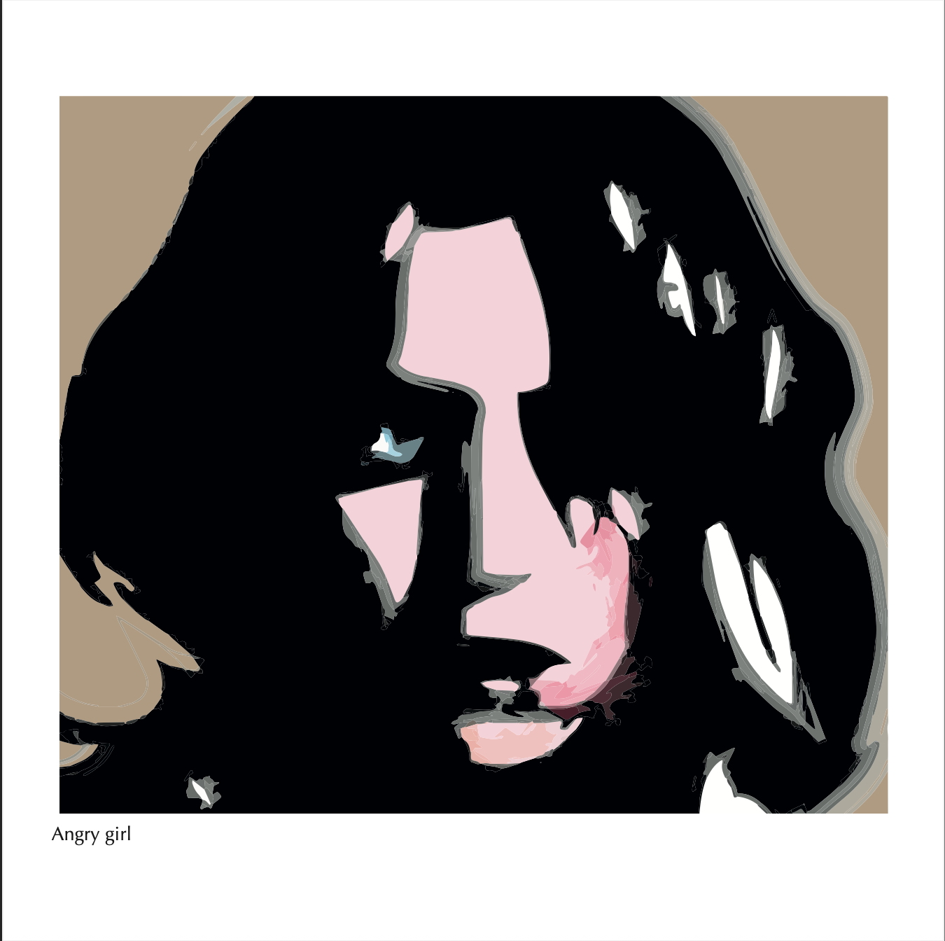 Angry Girl - Paul Vaughan