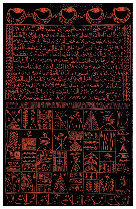 Lithograph 30 - Rachid Koraïchi