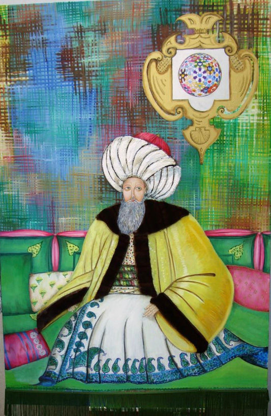 Sultan on the sofa - Mourad Salem